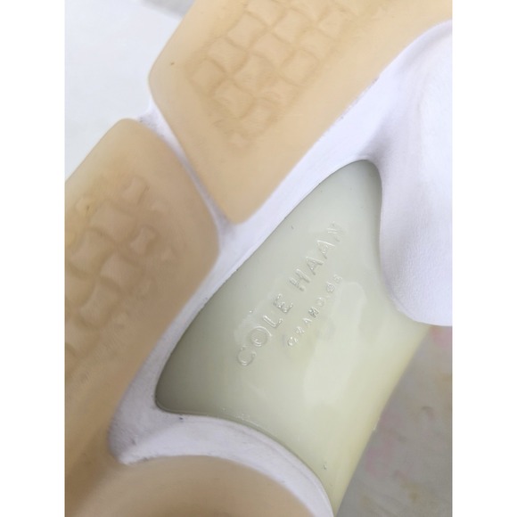 Cole Haan Shoes ZeroGrand Motion All-Day Slip On Womens 6.5 B White Knit Hi Top - Picture 13 of 14